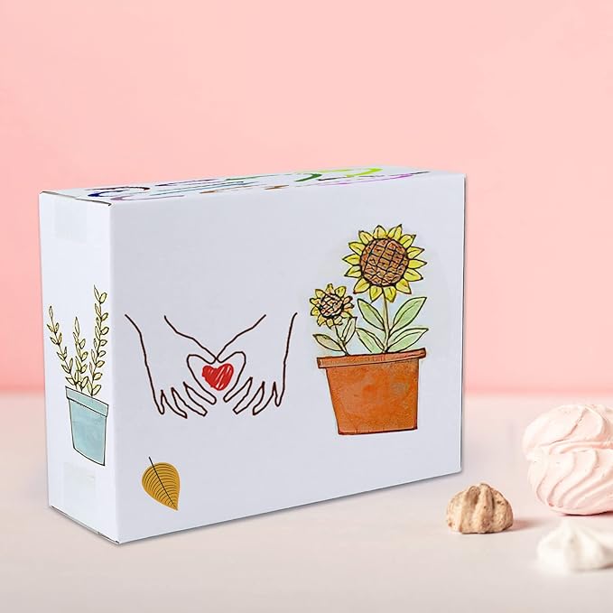 Hoikwo 12x9x4 Inches Medium White Shipping Boxes Set of 25, Sturdy Cardboard Boxes for Small Business for Packaging Mailing