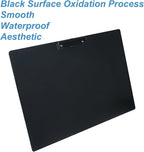 Acocony 11x17 Clipboard Aluminium with Pen Holder Extra Large Clipboard Landscape Super Hard 11 x 17 Clipping Board Black Pack of 1