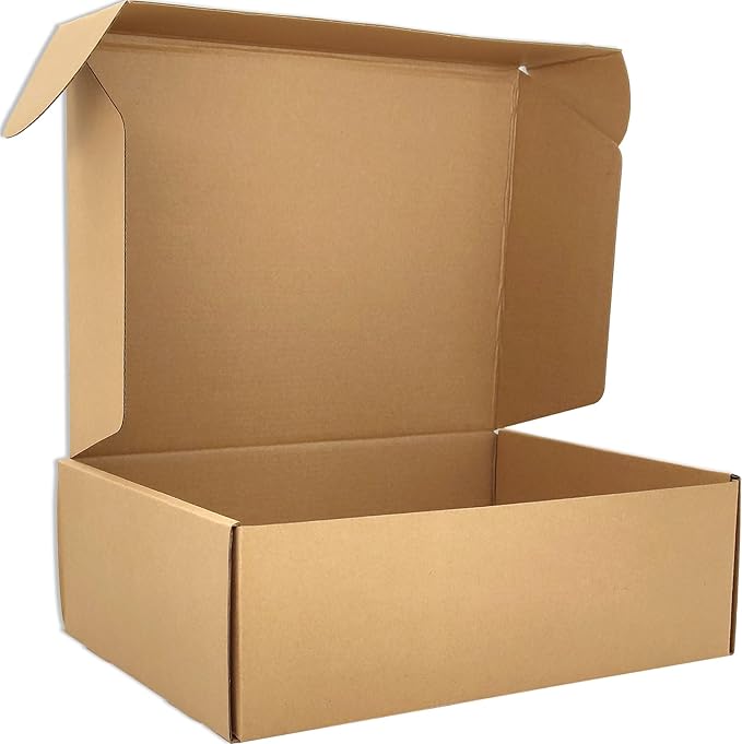 Brown Shipping Boxes for Small Business Pack of 20-12x8x3 inches Cardboard Corrugated Mailer Boxes for Shipping Packaging Craft Gifts Giving Products