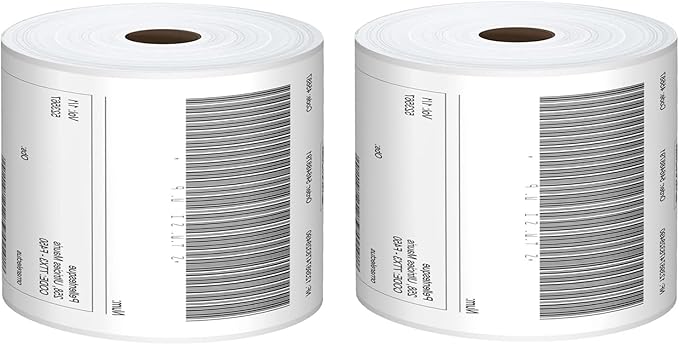 Direct Thermal Labels 4x6-450 Labels/Roll, Thermal Shipping Labels for Zebra 2844 ZP-450 ZP-500 ZP-505, 2 Rolls, 900 Labels(NOT for DYMO)