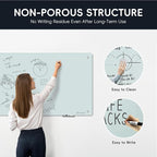 Magnetic Glass Whiteboard - Glass Dry Erase Board 48"x36" Large Frameless Board for Walls Office School and Home
