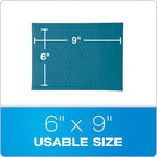 Quality Park Bubble Mailers, 6 x 9 Inch, Blue Poly Mailers, Padded Envelopes, Shipping Envelopes, Water Resistant, Self Seal, 50 Per Box (QUA85862)