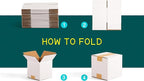 6x6x6 inch Small Shipping Boxes, White Corrugated Cardboard Boxes for E-Commerce, Mailing, Storage, Gifts Wrapping, 15 Pack