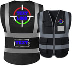 Personalized High Reflective Safety Vest Custom Hi Vis Safety Vest Men Women Construction Workwear Security Vest