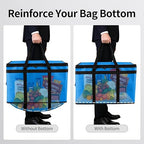 Bodaon Large 3-Pack Insulated Food Delivery Bag with hard bottom, Rideshare Delivery Bag, XXXL Pizza Cooler Bags, Thermal Cold/Hot Styrofoam Carrier for Travel/Shopping/Catering/Car