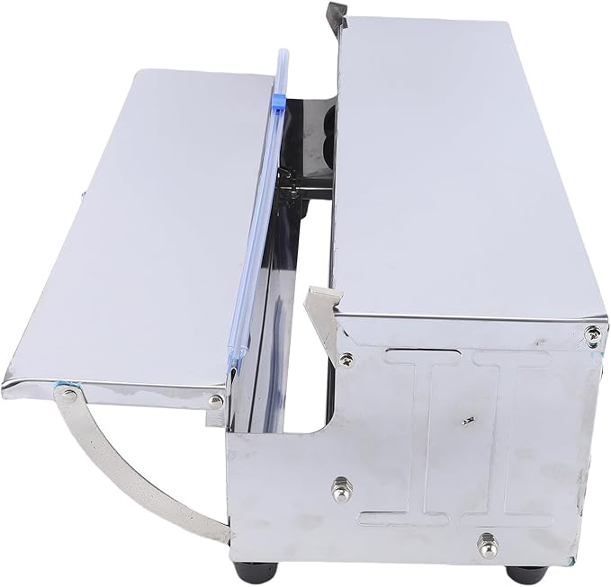 SUNGOOYUE Heavy Duty Stainless Steel Manual Food Wrapping Film Dispenser, Efficient Cutting and Wrapping for Home Kitchen, Essential Handheld Stretch Film Packing Machine for Home