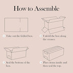 EdenseeLake 8x6x3 inches Shipping Boxes Small Cardboard Boxes for Packing, Moving, Mailing, 40 Pack
