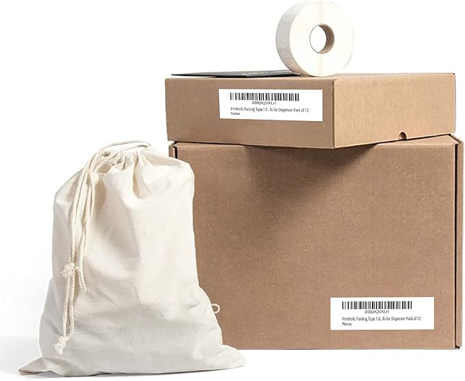 Compatible Direct Thermal Labels Replacement for Dymo 30252 (1-1/8" x 3-1/2") 24 Rolls Return Address & Barcode Labels - Use with Labelwriter 450, 450 Turbo, 4XL Printers - 350 Labels/Roll