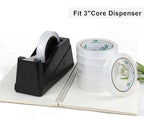BOMEI PACK 8Rolls Clear Tape Refills for Dispenser, Transparent Gift Wrap Tape 3inch Core for Home, Office, 3/4inch x 60yds