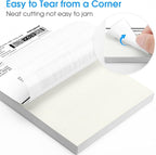 MaxGear 4x6 inch Shipping Address Labels,for Inkjet or Laser Printer, USPS Postal Mailing Shipping Labels, Matte White Paper Sheets, Permanent Strong Adhesive, Dries Quickly, 100 Pcs