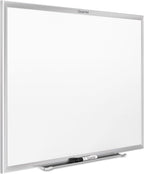 Quartet Whiteboard, Dry Erase Board, Magnetic, 8' x 4', Nano-Clean Surface Resists Ink Stains, Accessory Tray and 1 Dry Erase Marker, Silver Aluminum Frame (SM538)