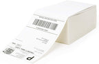 Buhbo 4" x 6" Direct Thermal Labels - Perforated BPA Free - Compatible with Zebra & Rollo Printer - Commercial Grade Shipping (500 Fanfold Labels)