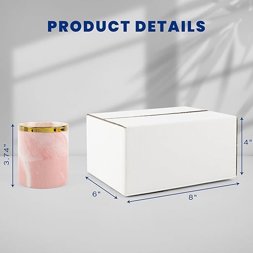 Golden State Art 8x6x4 Inches White Shipping Boxes 28 Pack, Corrugated Cardboard Box for Small Business Mailing Shipping and Storage