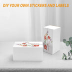 PETAFLOP 10x5x5 Shipping Boxes Set of 25, Small White Cardboard Mailer Box for Packing, Mailing, Business,DIY