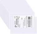 AZUREAL 60PCS Shipping Label Sleeves, 6.7" x 9.8" Packing Slip Pouches, Packing List Envelopes/Shipping Label Envelopes for Mailing, Packing List, Packaging, Protective Documents