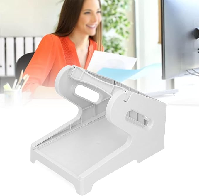 2 in 1 Label Holder, Thermal Label Paper Holder with Removable Design, Fit for Shipping Labels and Roll Stickers, ABS Material Label Rack for Thermal Printers, Easy Carry S