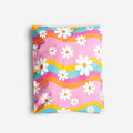 10x13 Poly Mailers – Groovy Daisy – Waterproof, Tear-Resistant Shipping Bags with Adhesive Seal – 100 Pack – Package Mint
