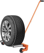 Heavy Duty Adjustable Tire Wheel Dolly, 550 lbs Capacity Tire Moving Tool Fits 9.45"–43.5" Tires, Wheel Lifting & Transport Dolly for Auto Repair Shops & Garages