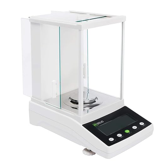 U.S. Solid 1mg Precision Balance, 500g x 0.001g Analytical Lab Scale with RS232 Interface, Parts Counting, Percentage Weighing, Precise Measurement, g/mg/ct/oz for Scientific Use, Jewelry