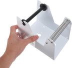 DOITOOL Label Dispenser Organizer Manual Sticker Holder - Easy to Use Roll Sticker Dispenser for Shipping Thermal Label Organizer Holder Stand for Office Supplies