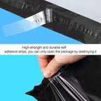 Outus 120 Pcs Poly Mailer Envelope 4 Sizes Shipping Bags Self Adhesive Clasp Envelope Self Adhesive Tear Proof Mailing Covers (8 x 12 In, 10 x 14 In, 13 x 18 In, 15 x 20 in,White and Black)