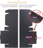 Black Shipping Boxes for Small Business Pack of 25-10x8x2.7 inches Cardboard Corrugated Mailer Boxes for Shipping Packaging Craft Gifts Giving Products