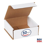 Box USA BM552 5"L x 5"W x 2"H, White (Pack of 50)