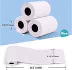 MFLABEL 50 Rolls 2 1/4" x 165' Thermal Paper Cash Register POS Receipt Paper