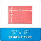 Quality Park Bubble Mailers, 6 x 9 Shipping Envelopes, Water Resistant Coral Poly Padded Envelopes, Redi-Strip Peel Off Closure, 50/Box (QUA85866) (Pack of 4)
