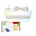 ASD LED Linear High Bay Light Fixture, Commercial Shop Lighting | 3CCT, Dimmable, Plug & Play Cable, DLC Premium, UL Listed | 220W 36000LM 3500-5000K 100-277V | Warehouse, Garage Lamp | White