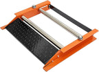Heavy Duty Cable Roller Stand, Single Reel Dispenser for Reels up to 28" Width, Cable Drum Roller for Cord Management, Sturdy Steel Frame with Coating, Smooth Rotation for Easy Wire Unwinding