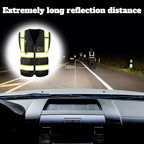 Custom Safety Vest High Visibility Reflective Vests with Logo Pockets Men Women Customize 2 two tone Work Vest Construction