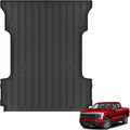 Truck Bed Mat Fit Ford F150 & Lightning 2015-2026 6.5FT Standard Bed (Not Fit 5.5FT/8FT), TPE All Weather Truck Bed Liner Cargo Liner F150 Accessories