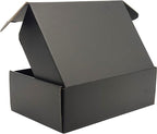 Small Black Shipping Boxes for Small Business Pack of 25-9x6x3 inches Cardboard Corrugated Mailer Boxes for Shipping Packaging Craft Gifts Giving Products