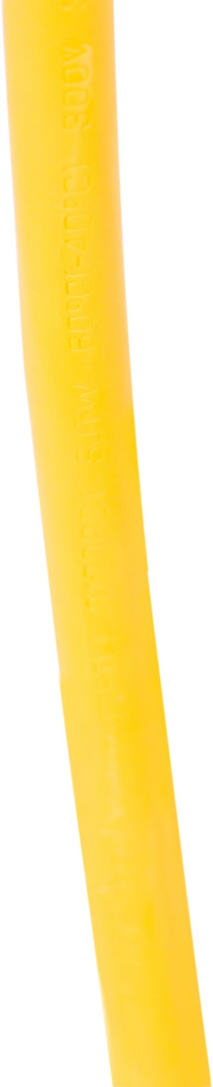 Internet's Best 25 FT Power Extension Cord with LED Lighted Plugs | 12 AWG (Gauge 12/3) Heavy Duty Outdoor/Indoor Power Extension Cable Cord | NEMA 5-15 R & 5-15P SJTW | Yellow