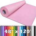 PerkHomy 48" x 1,440" (120') Light Pink Kraft Paper Roll for Craft Bulletin Board Paper Art Table Covering Crafting Gift Wrapping Bouquet Packing Parcel 80GSM 55LB (Light Pink, 48" x 120')