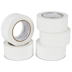 COSIMIXO 5-Pack White Heavy Duty Duct Tape, 2 inches x 30 Yards, Strong, Flexible, No Residue, All-Weather and Tear by Hand - Bulk Value for Repairs, Industrial, Professional Use