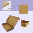 12x6x2 inches Shipping Boxes Bulk 25 Pack Brown, Corrugated Cardboard Box, Mailer Boxes for E-commerce Packaging and Holidays Gift, Small Giving Boxes for Wrapping Mailing Present