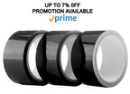 ABC Carton Sealing Tape 1.89 Inches Wide x 999.56 yd Length. 6 Rolls of Black Moving Tape for Boxes. Box Tape for Moving, Packing, Shipping, and Mailing. 2 mil Thick Acrylic Shipping Tape Rolls