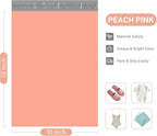 Metronic Poly Mailers 10x13 1200 Pack, Self Seal Small Shipping Bags for Clothing, Waterproof Shipping Envelopes for Small Businesses, Flexible Mailers Poly Bags Plastic Bags Packages Bags Peach Pink