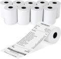 (10 Rolls) 2 1/4 x 85 Thermal Receipt Paper Rolls, POS Cash Register Paper Rolls, BPA Free 2.25x85ft Long Per Thermal Paper Receipt