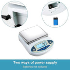 Lab Scale 6000g x 0.01g Accuracy 0.01 High Precision Electronic Analytical Balance Laboratory Precision Scale Digital Kitchen Balance Scale Jewelry Scale Scientific Scale