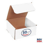 BOX USA Shipping Boxes Small 8"L x 8"W x 4"H, 50-Pack | Corrugated Cardboard Box for Packing, Moving and Storage
