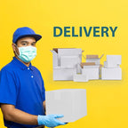 Calenzana 7x5x5 Shipping Boxes Set of 40, White Corrugated Cardboard Box for Mailing Packing Gifts Small Business