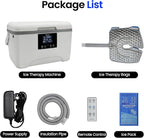 Cold Therapy Machine with Programmable Timer,Portable Ice Machine for Knee After Surgery,Knee Replacement Recovery System,Cryotherapy Pain Relief w/Compression Pad