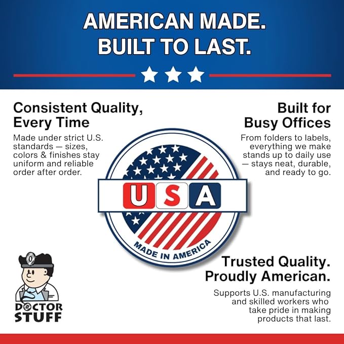 2025 Year Stickers, Doctor Stuff 2025 Chart Stickers, Holographic Fuchsia Colored, USA Made Year Labels for End Tab File Folders, 500 Labels per Roll, 1 Roll, 3/4" x 1-1/2"