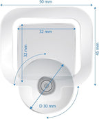 4X Parking Permit, Ticket and Note Holder for Car Windscreen, Clips with Removable Suction Cup, Avoid Parking fine, Set of 4 (Made in Germany) Transparent