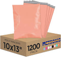 Metronic Poly Mailers 10x13 1200 Pack, Self Seal Small Shipping Bags for Clothing, Waterproof Shipping Envelopes for Small Businesses, Flexible Mailers Poly Bags Plastic Bags Packages Bags Peach Pink