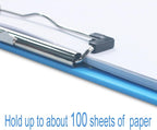 Acocony 11x17 Clipboard Double Clip Extra Large Clipboard Low Profile Clip 11 x 17 Clipping Board Plastic Blue Pack of 1