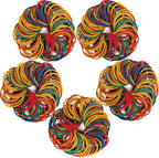 Rubber Bands Size#10 760pcs Elastic Rubber Band 1 inch Multicolour Rubber Bands for Office Supplies File Folders Money
